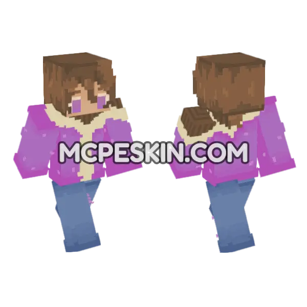 Purple Gown Girl, front and back