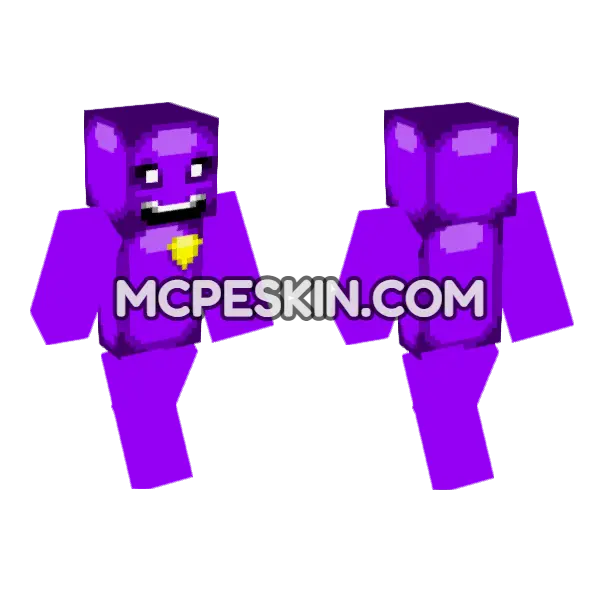 Purple Guy, front and back