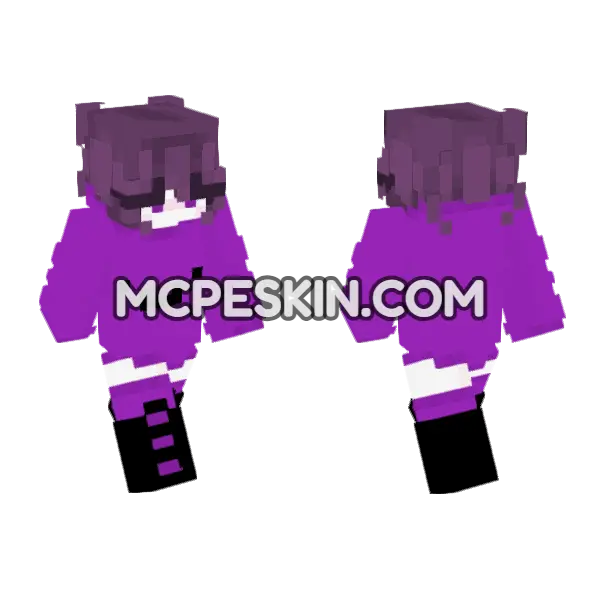 Purple Jester, front and back