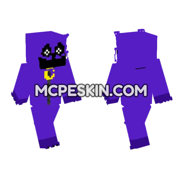 Purple Monster Catnap, front and back
