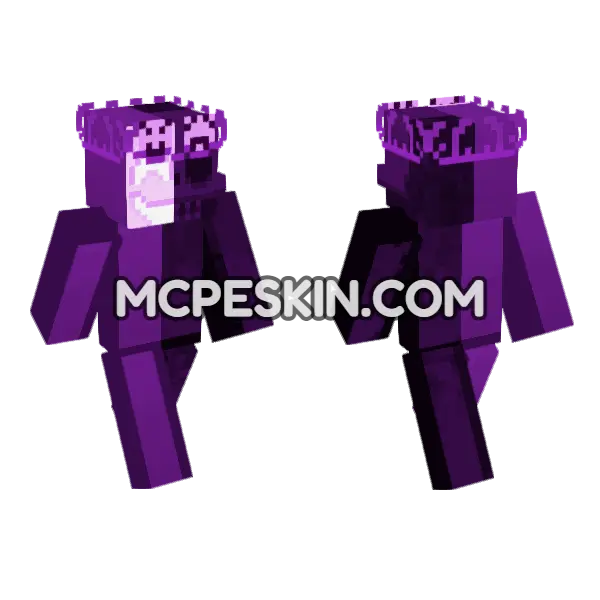 Purple Striped Hoodie, front and back