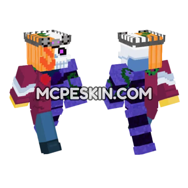 Purple Striped Monster, front and back