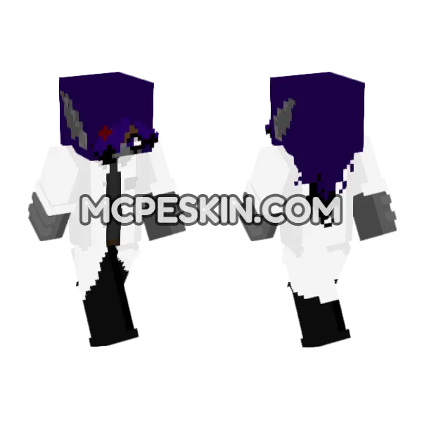 Purple Wolf Doctor, front and back