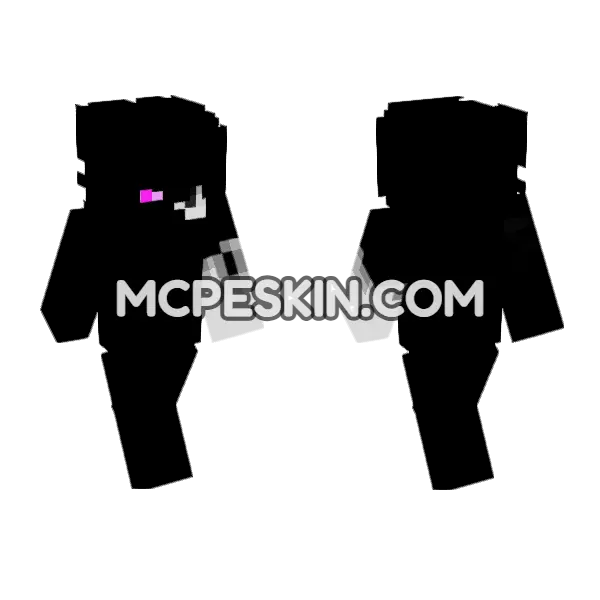 PVP Skin 1 Minecraft Bedrock skin, front and back