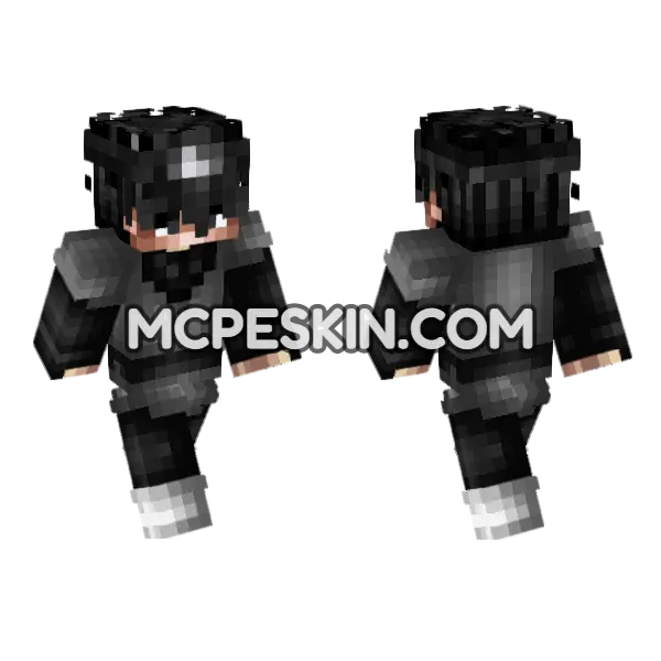 PVP Skin 11 Minecraft Bedrock skin, front and back