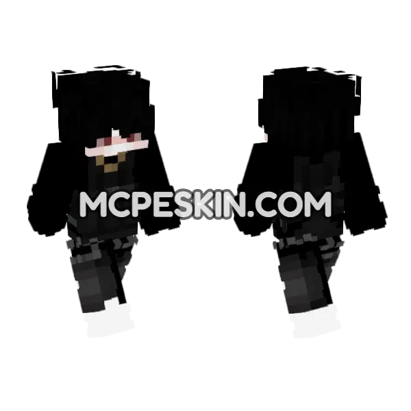 PVP Skin 2 Minecraft Bedrock skin, front and back