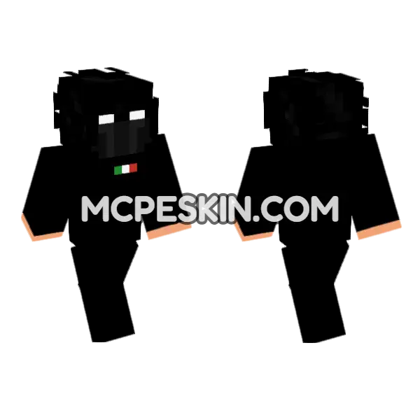 PVP Skin 3 Minecraft Bedrock skin, front and back