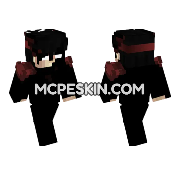 PVP Skin 5 Minecraft Bedrock skin, front and back