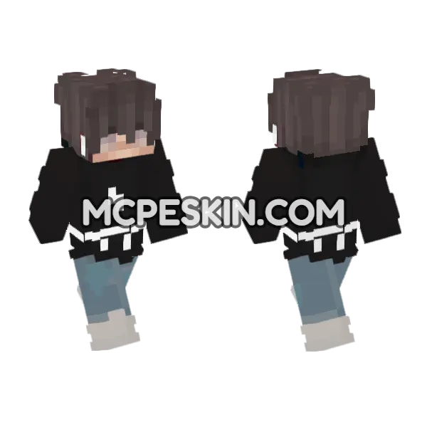 PVP Skin 7 Minecraft Bedrock skin, front and back