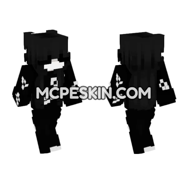 PVP Skin 9 Minecraft Bedrock skin, front and back