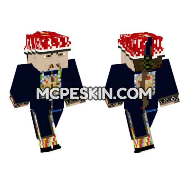 Qing Summer Official, front and back