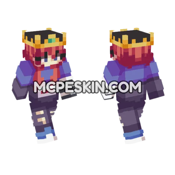 Rachel Alex Minecraft Bedrock skin, front and back