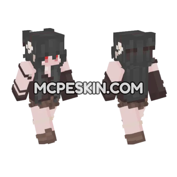 Rain Claw Minecraft Bedrock skin, front and back