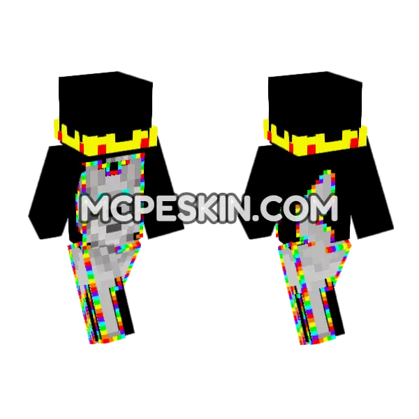 Rainbow Wolf, front and back