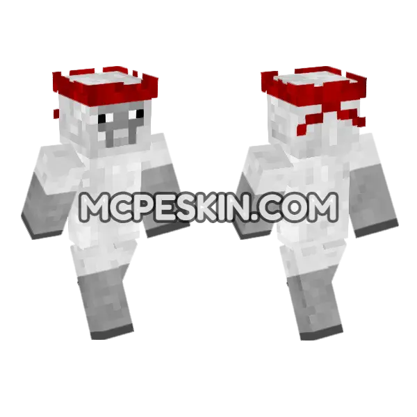 Raip Minecraft Bedrock skin, front and back