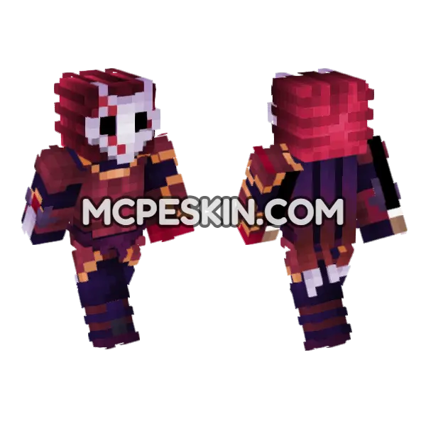 Rasplin Minecraft Bedrock skin, front and back