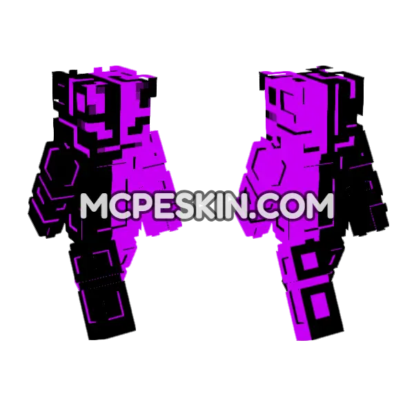 Razor Skin Minecraft Bedrock skin, front and back
