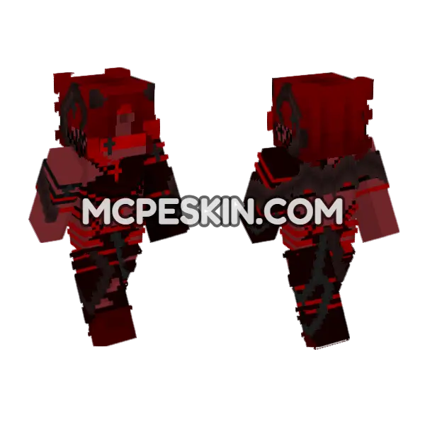 Red Demon Halloween, front and back