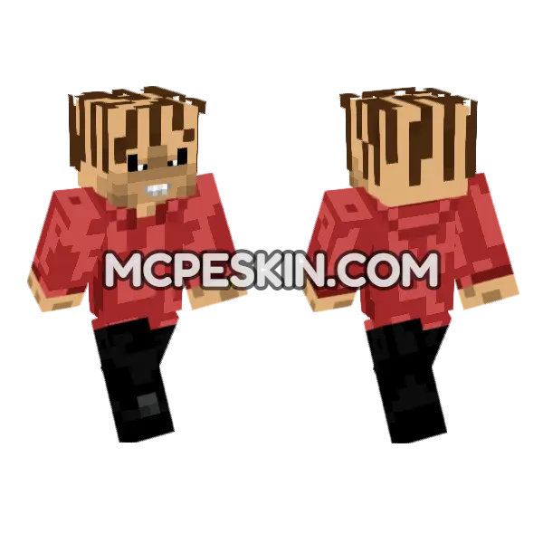 Red Demon Outfit, front and back