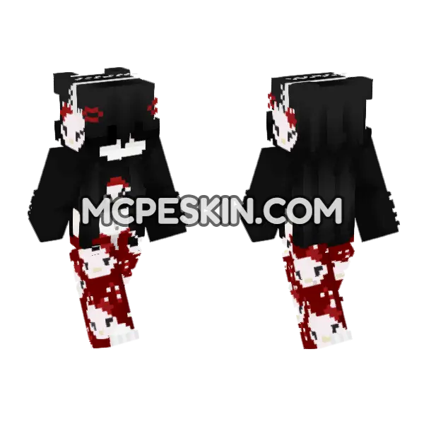 Red Eyed Kitsune, front and back
