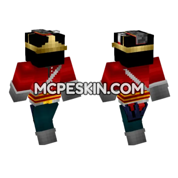 Red Firefighter Uniform, front and back
