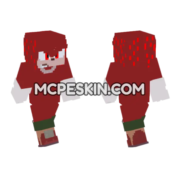 Red Fox Character, front and back
