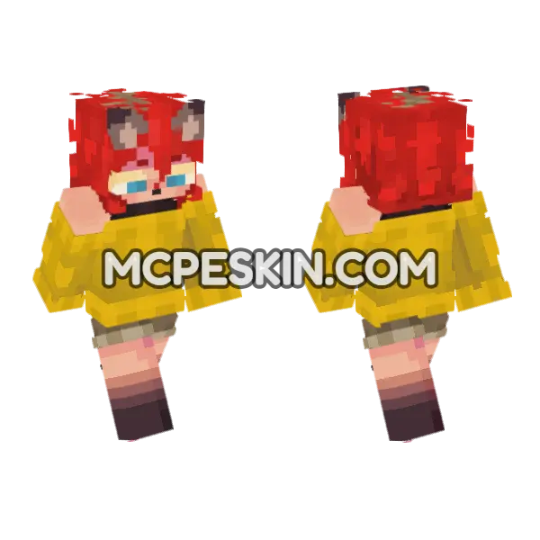 Red Haired Girl, front and back