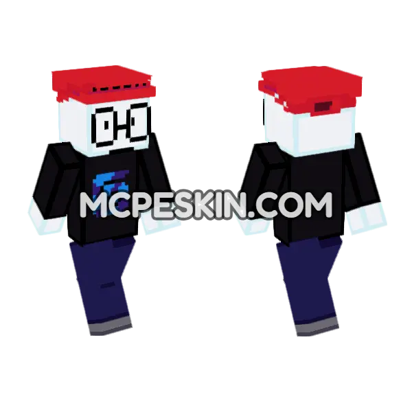 Red Hat Gamer, front and back