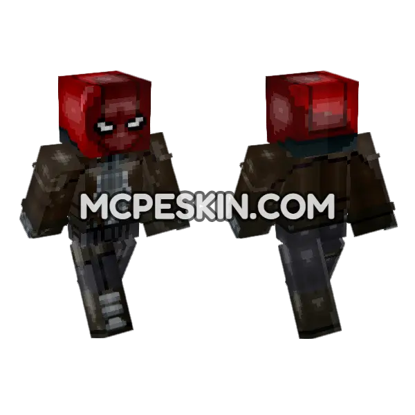 Red Hood Batman, front and back