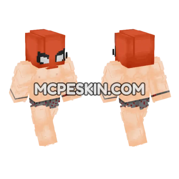 Red Hooded Figure, front and back