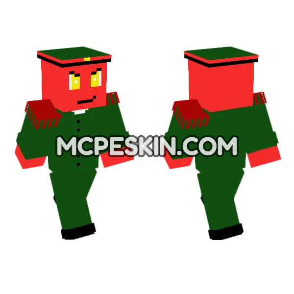 Red Hooded Figure, front and back
