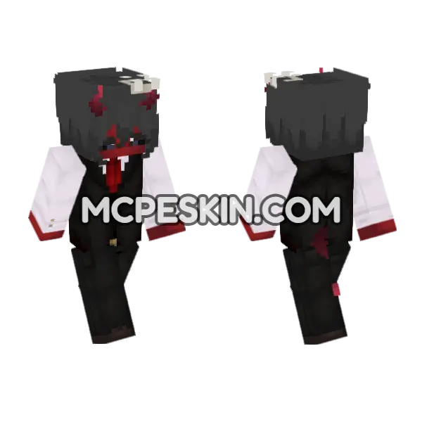 Red Horned Devil Suit, front and back