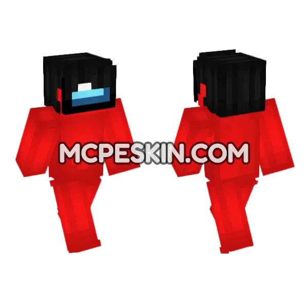 Red Jumpsuit Figure, front and back