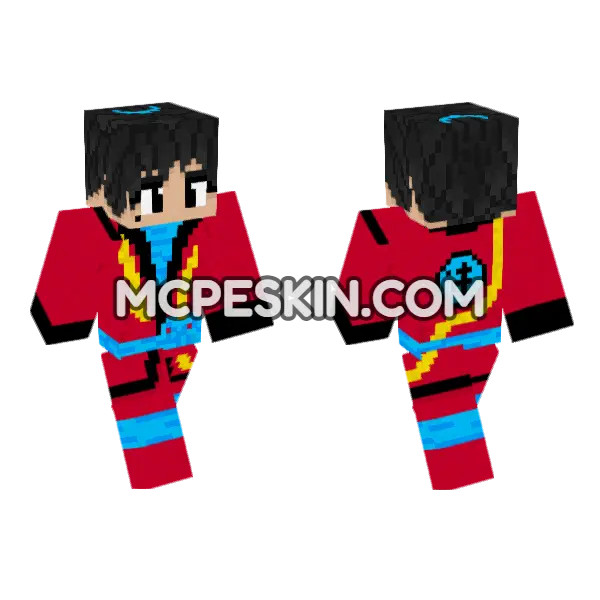 Red Oni Mask, front and back
