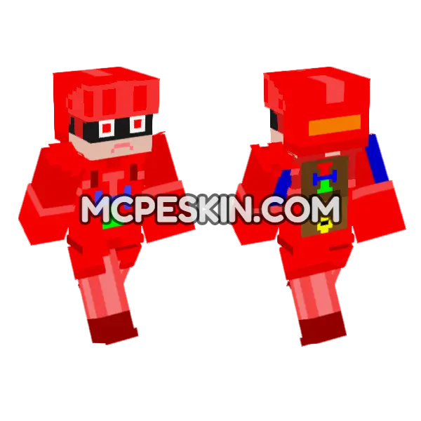 Red Pajama Assassin, front and back
