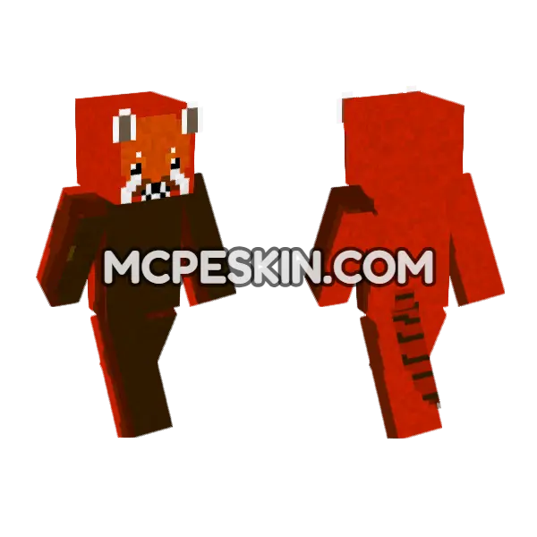 Red Panda Pajamas, front and back