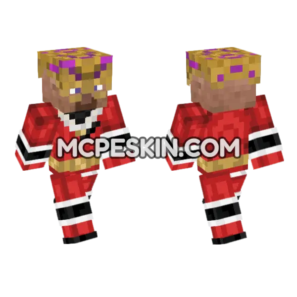 Red Ranger Skin Minecraft Bedrock skin, front and back