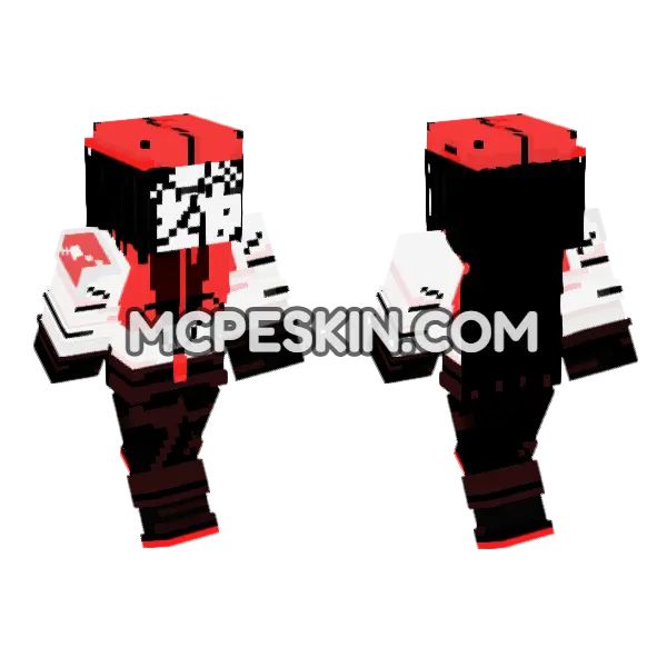 Red Slasher Vanity, front and back