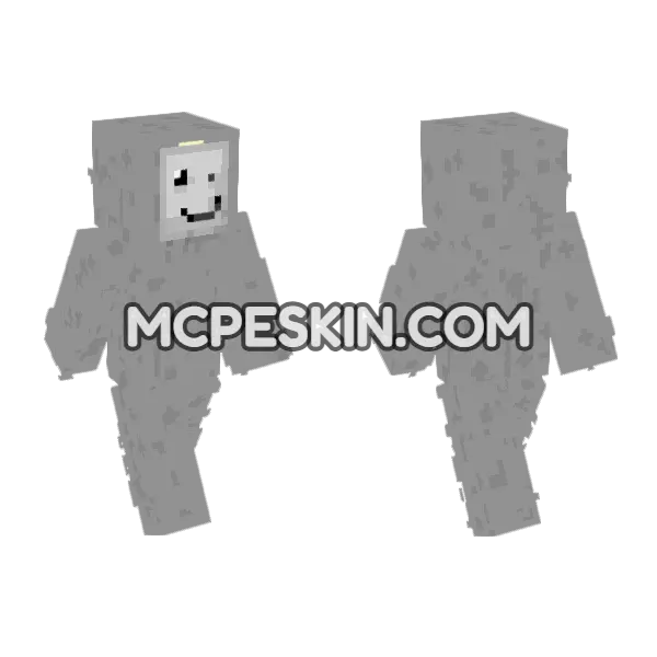Regretevator Roblox Skin, front and back