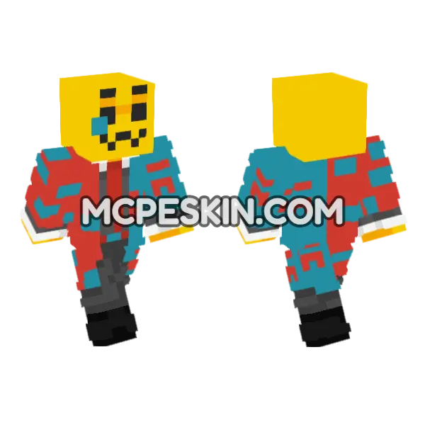 Rejoicin Skin Minecraft Bedrock skin, front and back