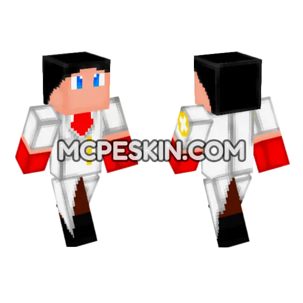 Remastered Medic Skin Minecraft Bedrock skin, front and back