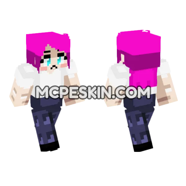 Requested Susie Skin Minecraft Bedrock skin, front and back