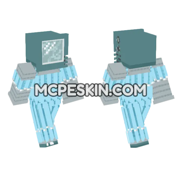 Retro Tech Head, front and back