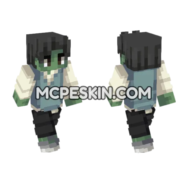 Rick Skin Minecraft Bedrock skin, front and back