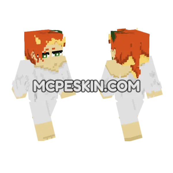 Ringo Tsuga HD Skin Minecraft Bedrock skin, front and back
