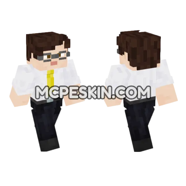 Rob Cantor Minecraft Bedrock skin, front and back