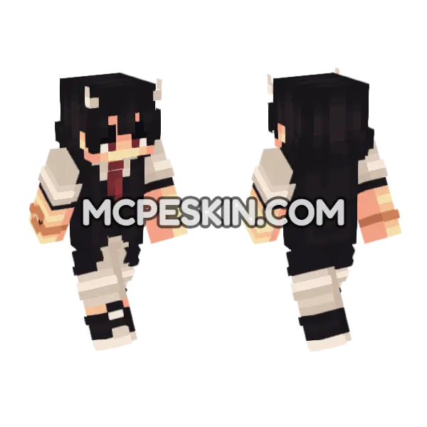 Robert Minecraft Bedrock skin, front and back