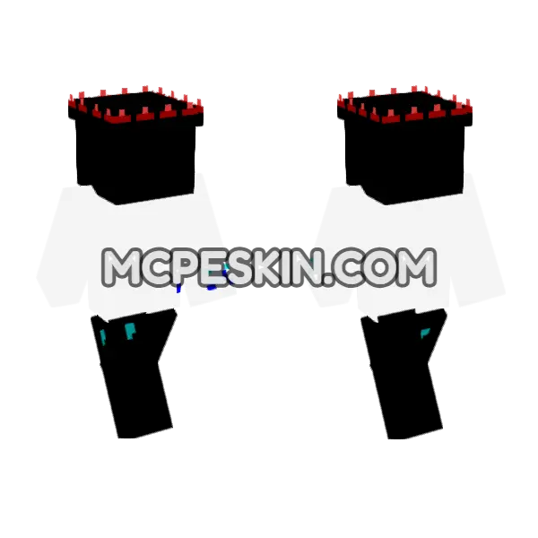 Roblox Korblox, front and back
