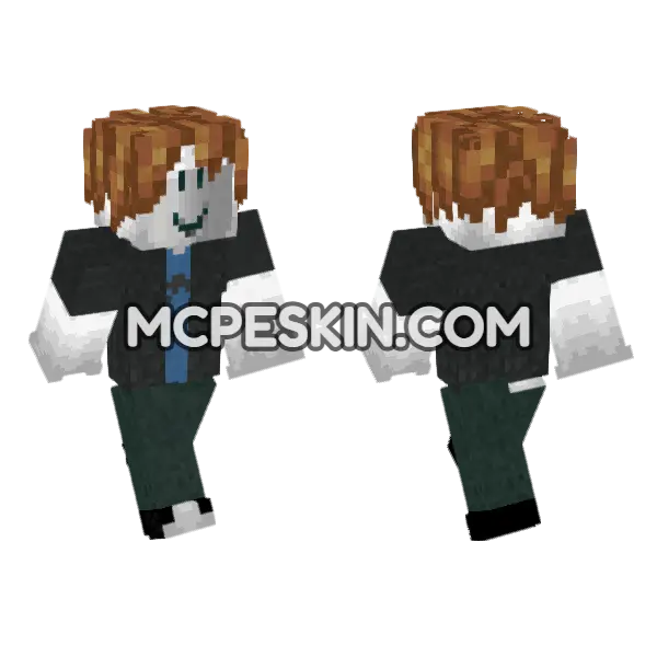 Roblox Skin Minecraft Bedrock skin, front and back