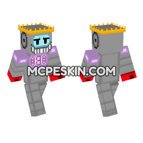 Robotic Figure, front and back